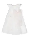 La Stupenderia oversize-bow-detail dress - White