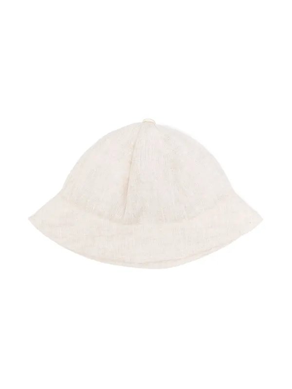 La Stupenderia Cappello In Popeline Toni Neutri FARFETCH IT