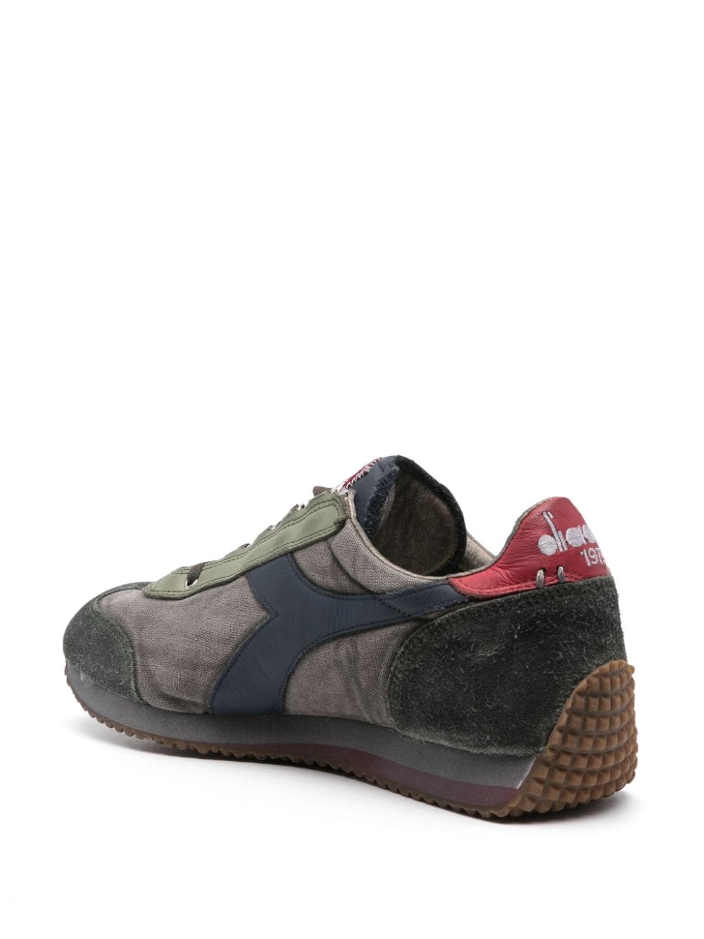 Shop Diadora Equipe H Dirty Stone Wash Sneakers In Grey