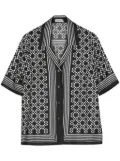 Simkhai Koda satin shirt - Black