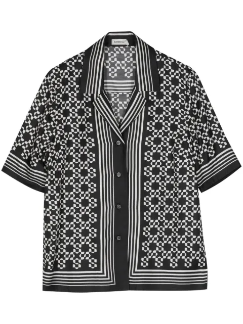 Simkhai Koda satin shirt