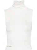 Marni high-neck ribbed top - White