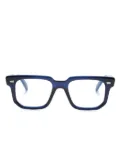Cutler & Gross geometric-frame glasses - Blue