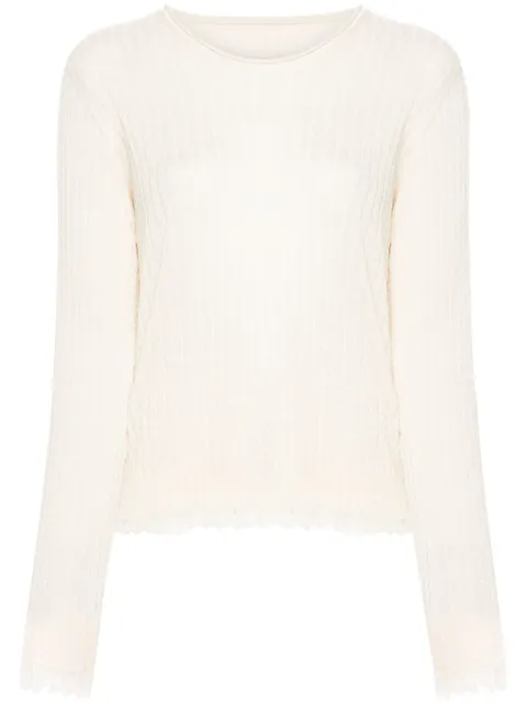 Uma Wang distressed-efffect jumper