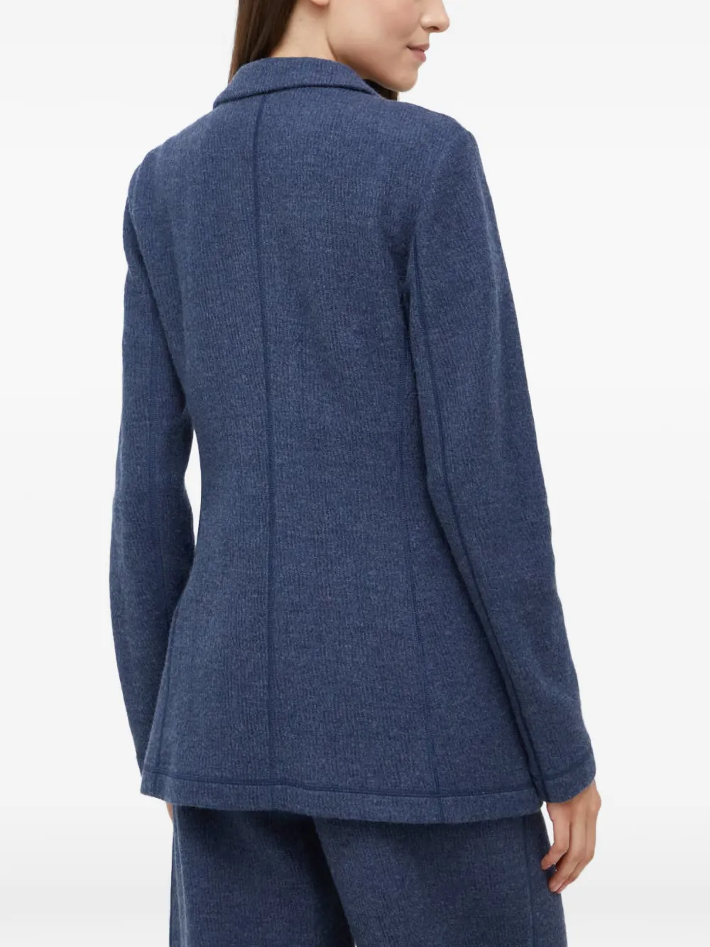 Emporio Armani Blazer met zak en knopen Blauw