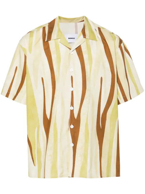 Bonsai camisa con estampado abstracto