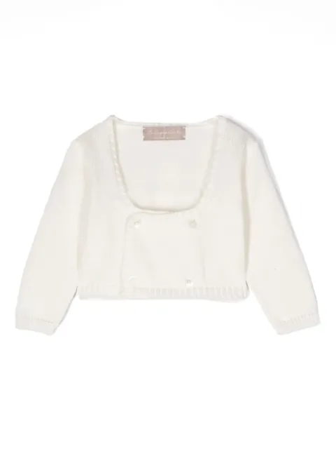 La Stupenderia Cardigan de lã com abotoamento duplo