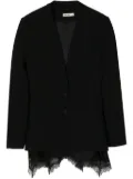 Simkhai Signature Allie lace-trim blazer - Black