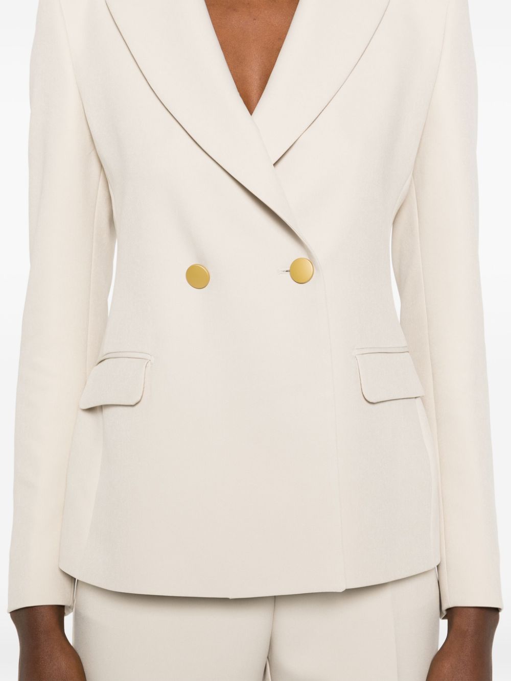 Shop Tagliatore Double-breasted Suit In Neutrals