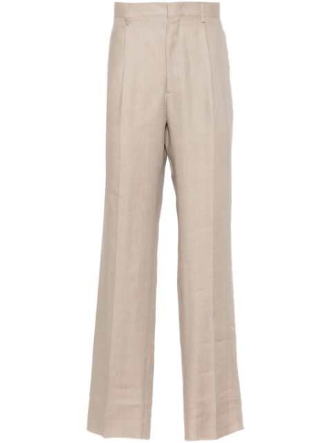 Tagliatore Martin linen tailored trousers