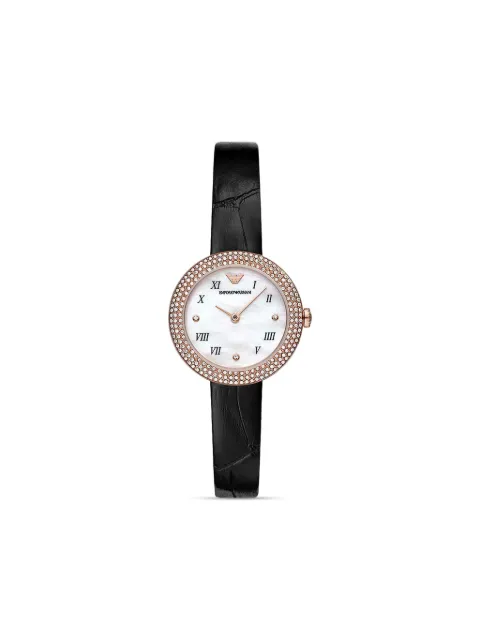 Emporio Armani crystal-embellished 30mm