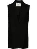 FENDI peak-lapel waistcoat - Black