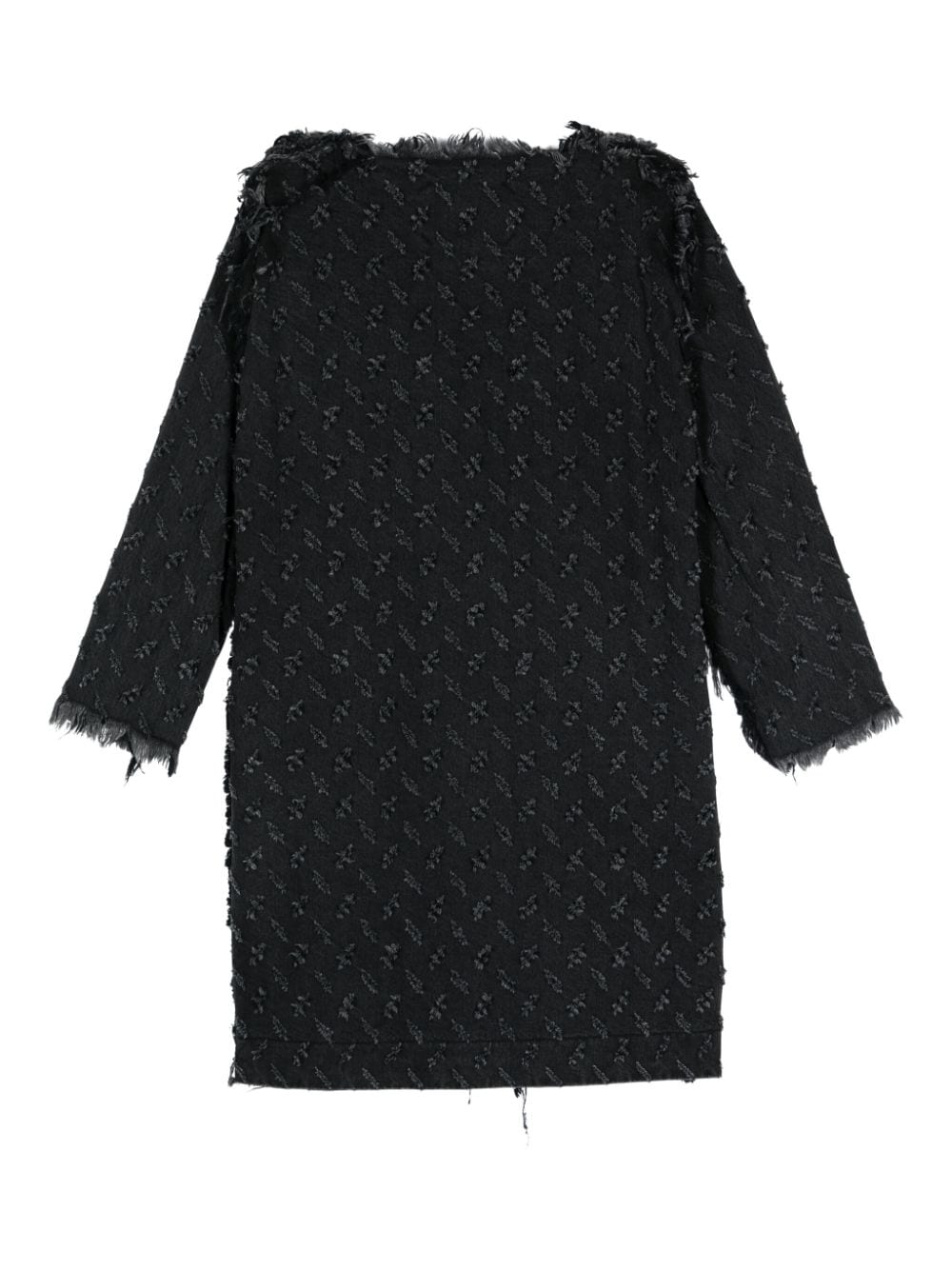 Vivienne Westwood Pre-Owned 2000s denim jas met gerafeld effect - Grijs