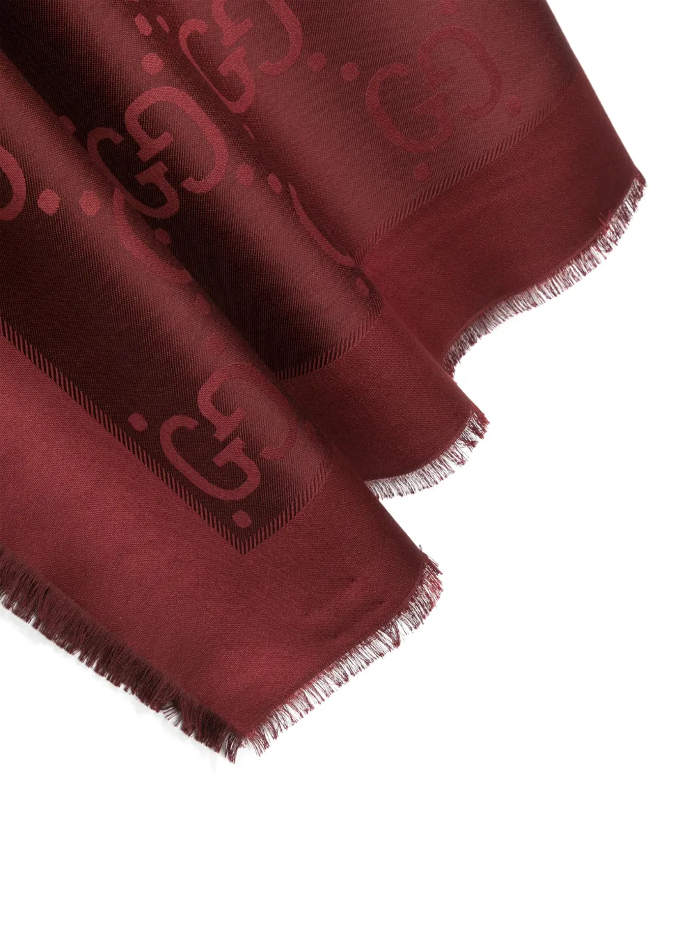 Gucci Sjaal met GG-jacquard Rood