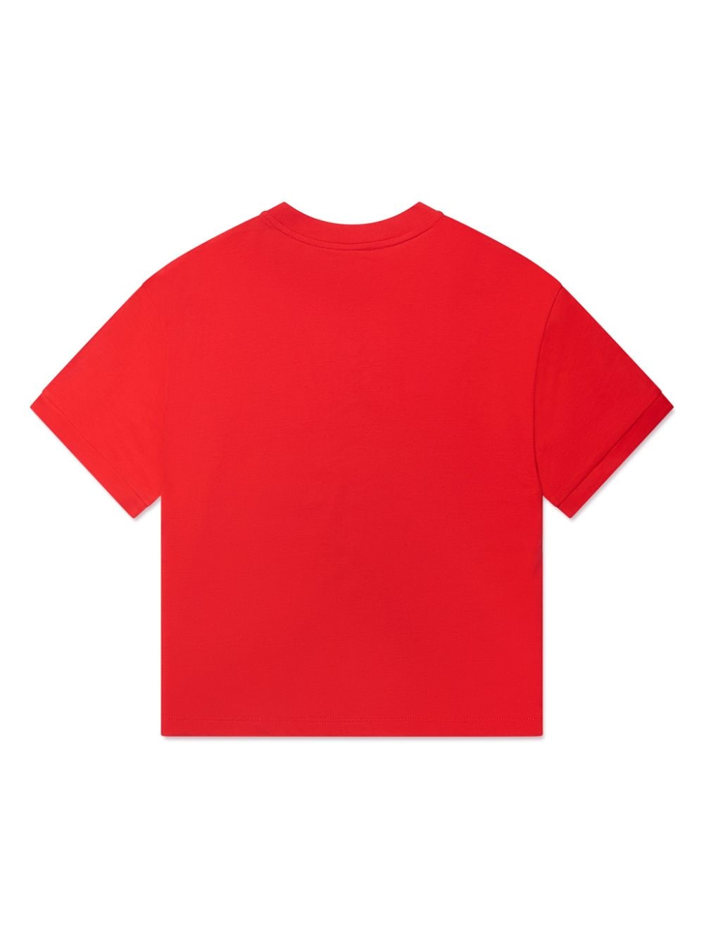 Emporio Armani Kids T-shirt met logoband Rood