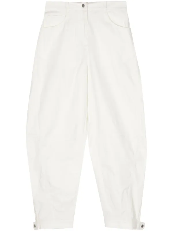 Simkhai Kaiti Cotton Tapered Trousers in White