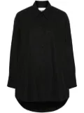 Jil Sander cut-out cotton shirt - Black