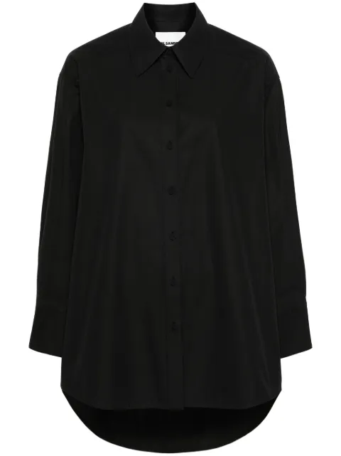 Jil Sander cut-out cotton shirt