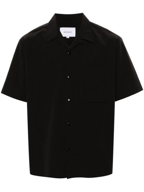 Norse Projects press-stud short-sleeve shirt
