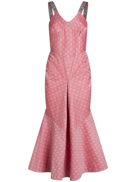 ETRO Flower Tye-jacquard dress