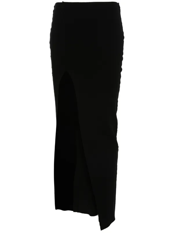 【RICK OWENS】ニット スカート Rick Owens ニットスカート | ブラック | FARFETCH JP