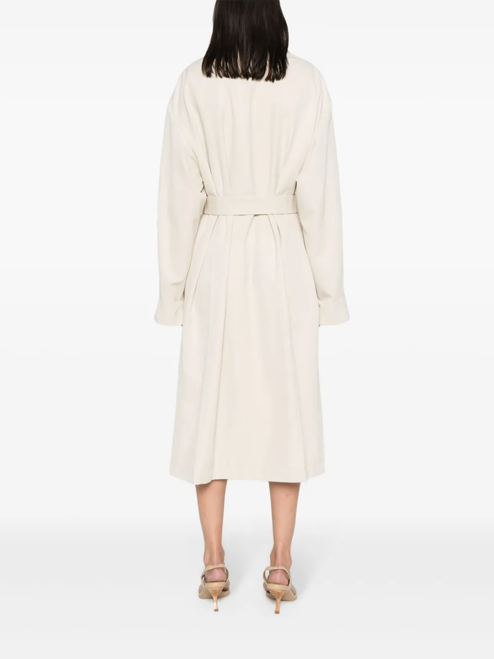 FENDI Trenchcoat met ceintuur Beige