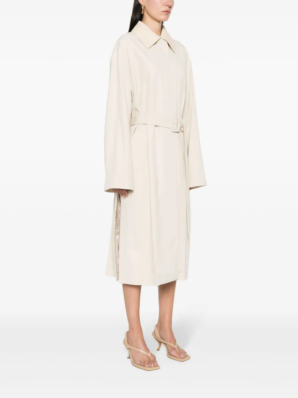 FENDI Trenchcoat met ceintuur Beige
