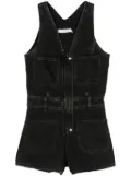 IRO Igino denim playsuit - Black