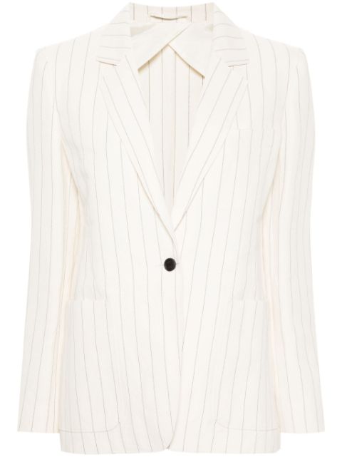 Max Mara single-breasted pinstriped blazer Women