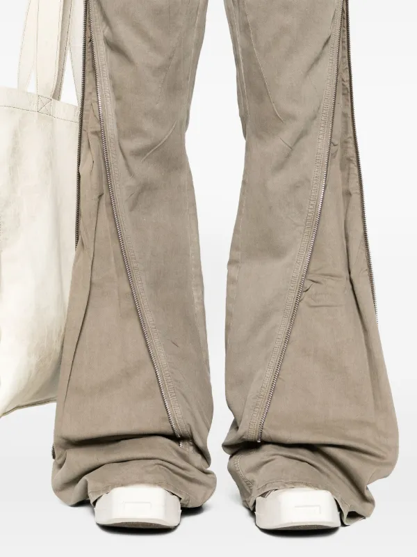 Rick Owens DRKSHDW Bolan Banana high-rise Bootcut Jeans | Grey | FARFETCH IN