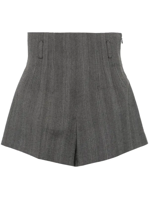 Prada ウールショートパンツ | グレー | FARFETCH JP Prada ウールショートパンツ | グレー | FARFETCH JP