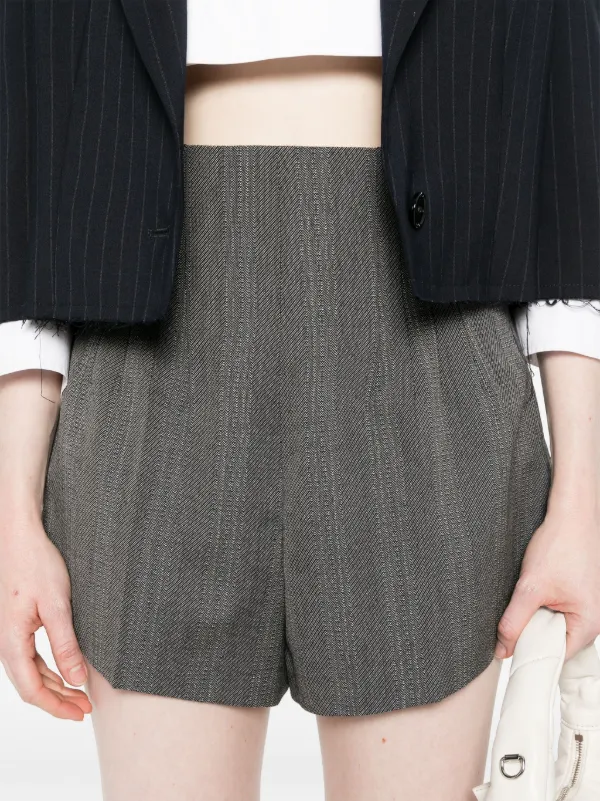 Prada ウールショートパンツ | グレー | FARFETCH JP
