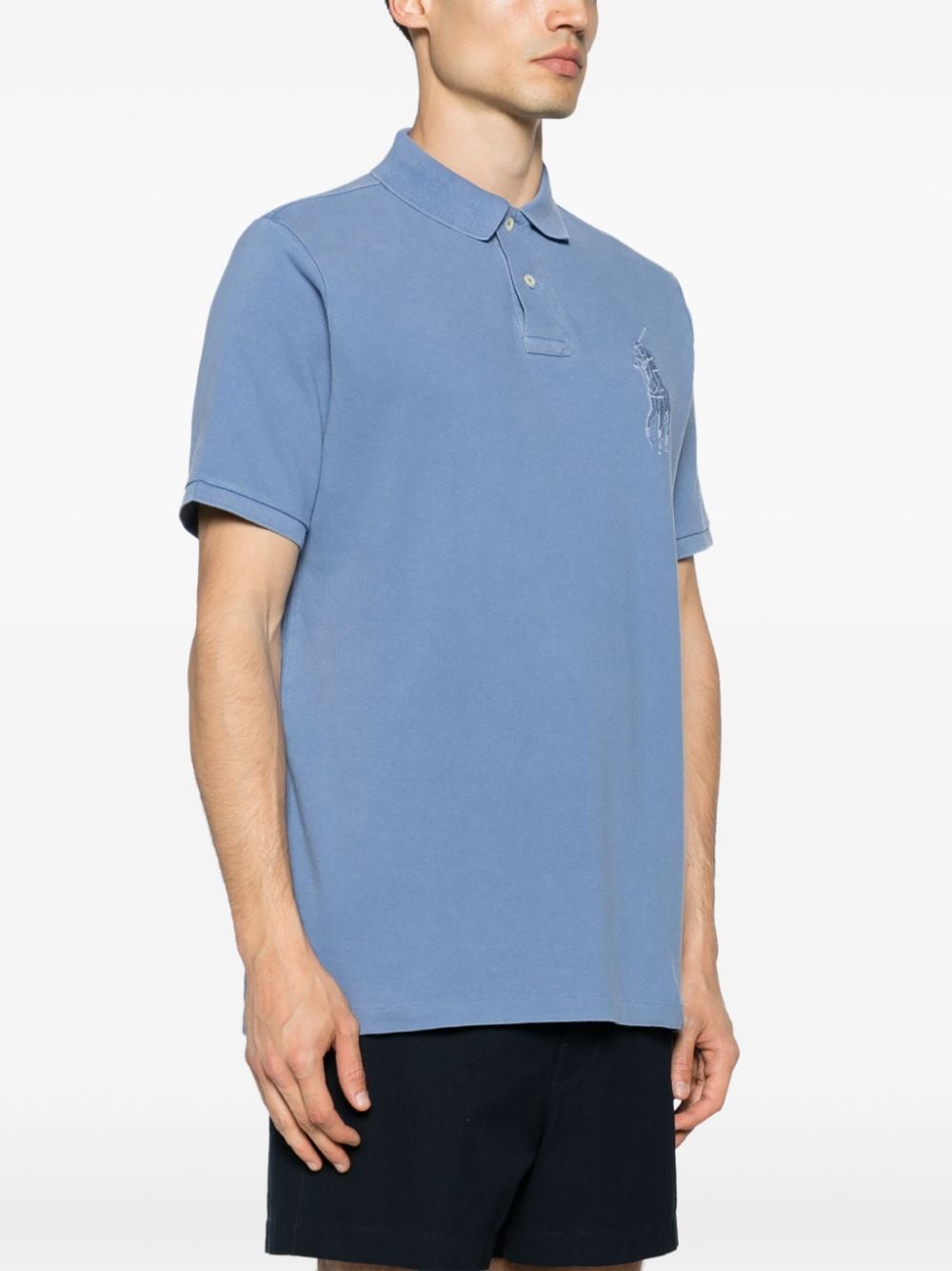 Polo Ralph Lauren Poloshirt met borduurwerk Blauw