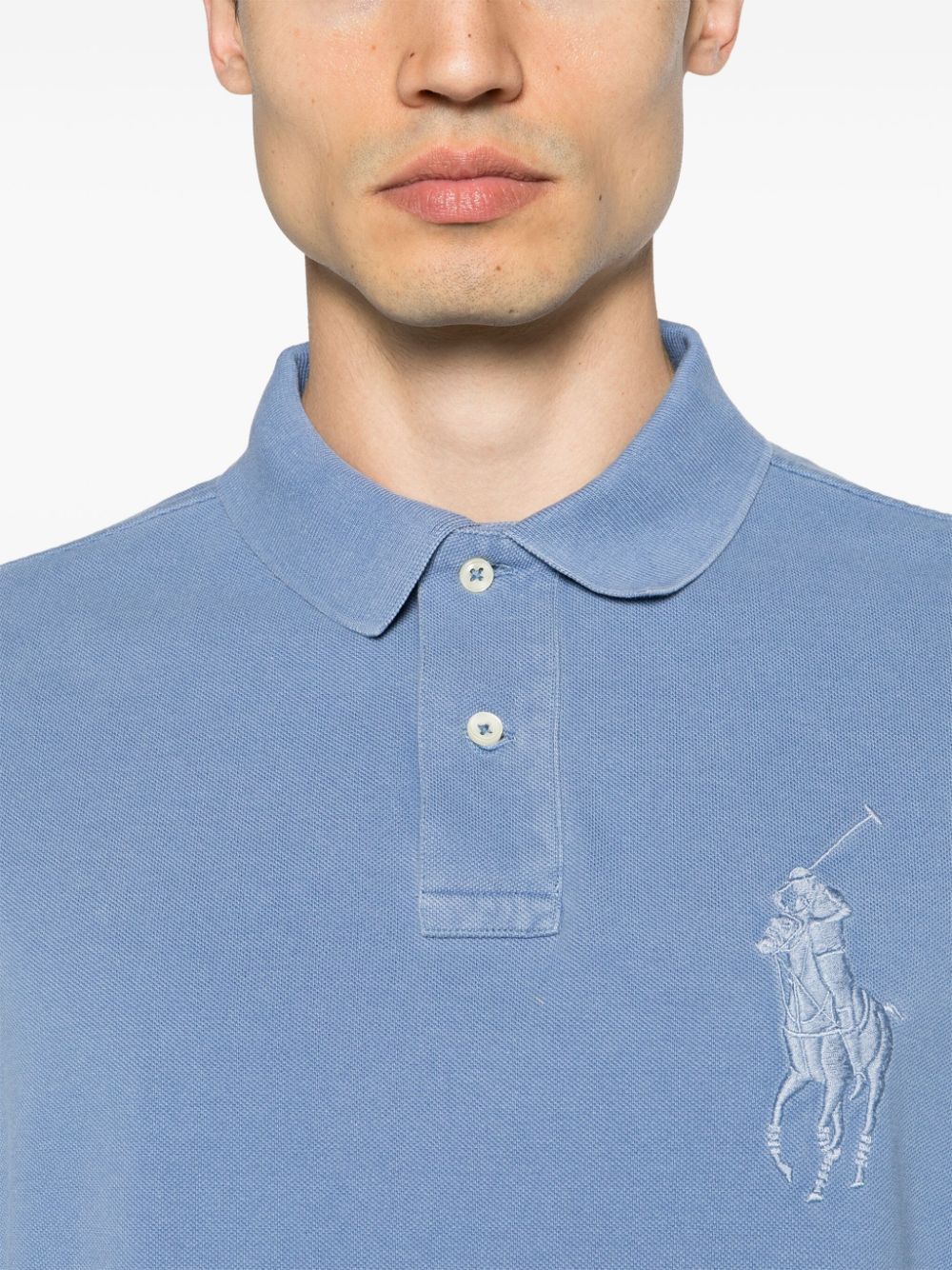 Polo Ralph Lauren Poloshirt met borduurwerk Blauw