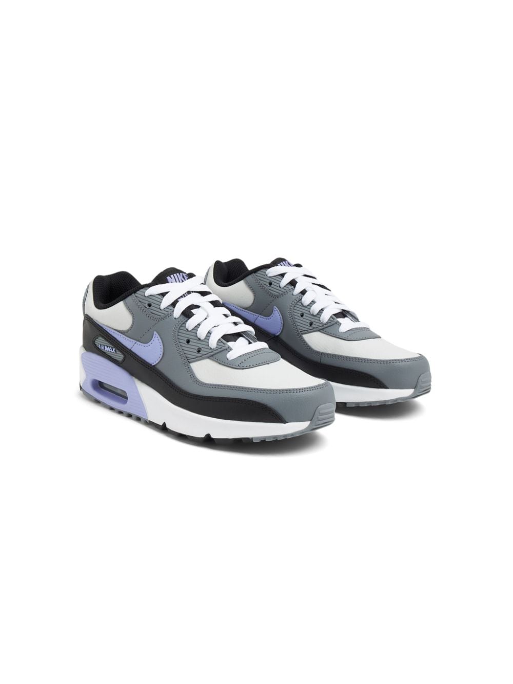 Nike Air Max panelled leather sneakers - Wit