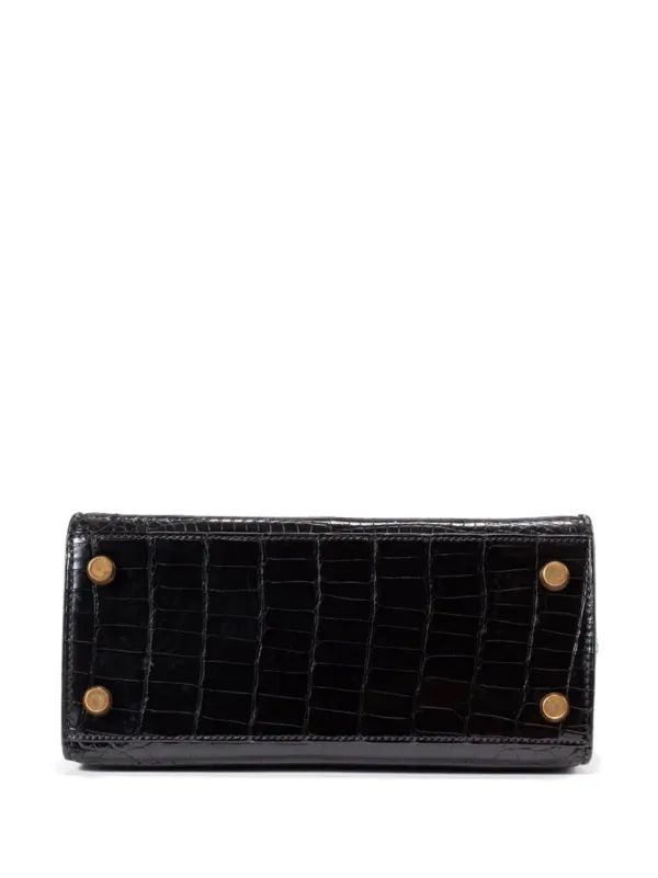 Hermes Pre Owned 1992 Kelly two way Handbag Black FARFETCH PH
