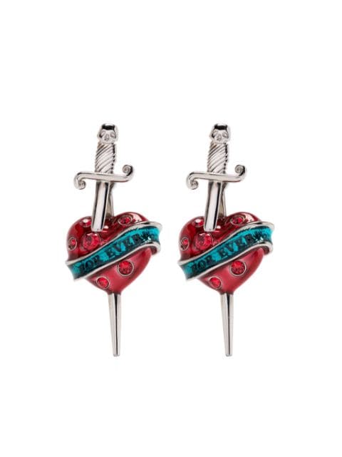 Jean Paul Gaultier The Heart stud earrings