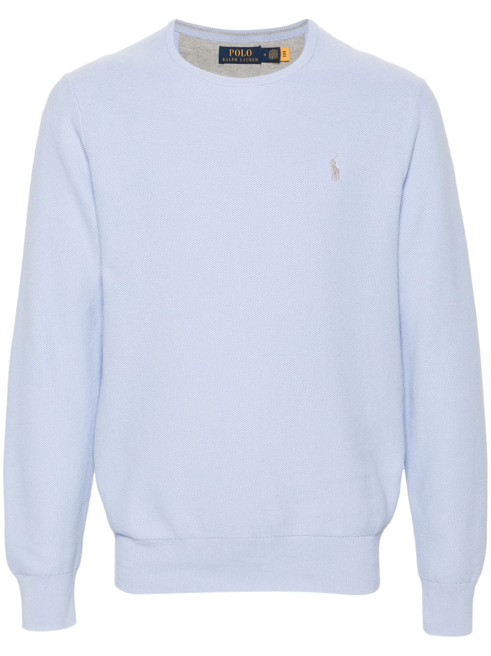 Polo Ralph Lauren Polo Pony-embroidered cotton jumper Blauw