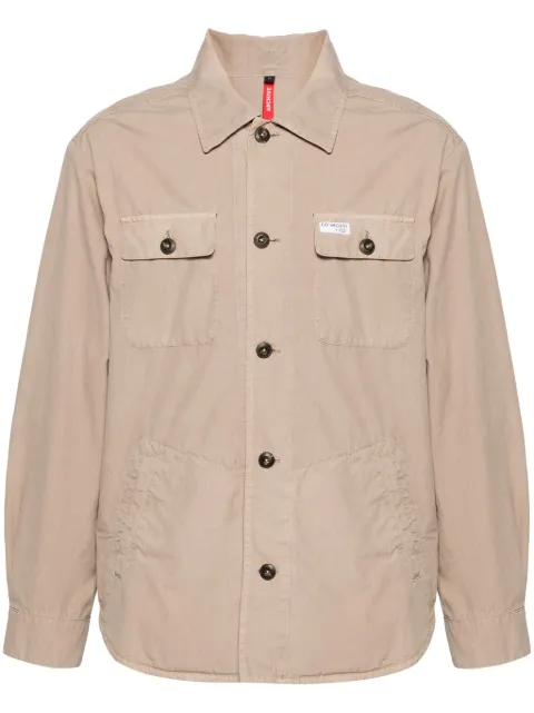 Fay ripstop cotton shirt jacket