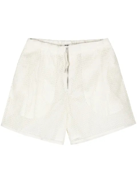 Jil Sander mesh cotton shorts