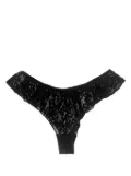 Fleur Du Mal Venus Flutter lace panty - Black