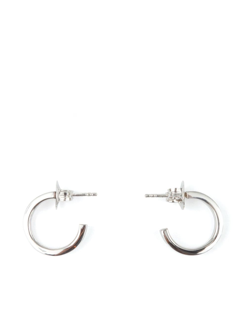 MM6 Maison Margiela Numeric Minimal Signature oorringen - Zilver