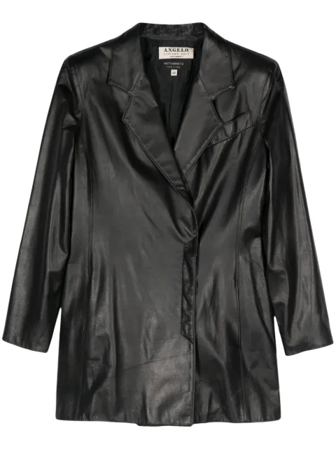 A.N.G.E.L.O. Vintage Cult 2010s double-breasted leather jacket