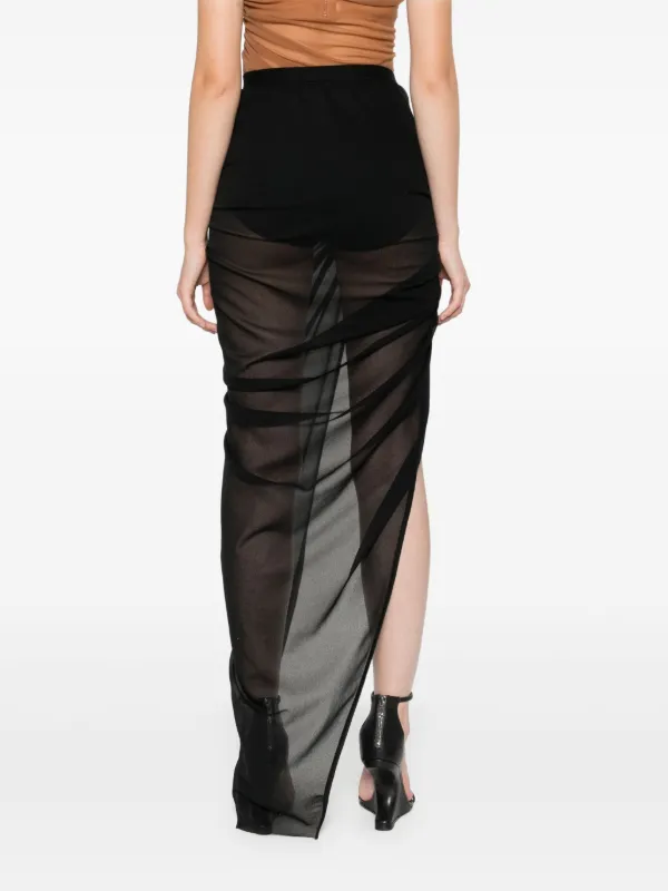 RICKOWENS♡ Lilies Edfu マキシスカート Rick Owens Lilies Twist Edfu マキシスカート | ニュートラル