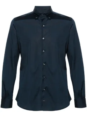 Fay Camisa De Algodão | Azul | FARFETCH BR