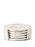 Versace Medusa Gala coasters (set of four) - White