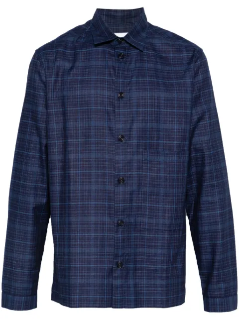 SAGE NATION check-pattern shirt