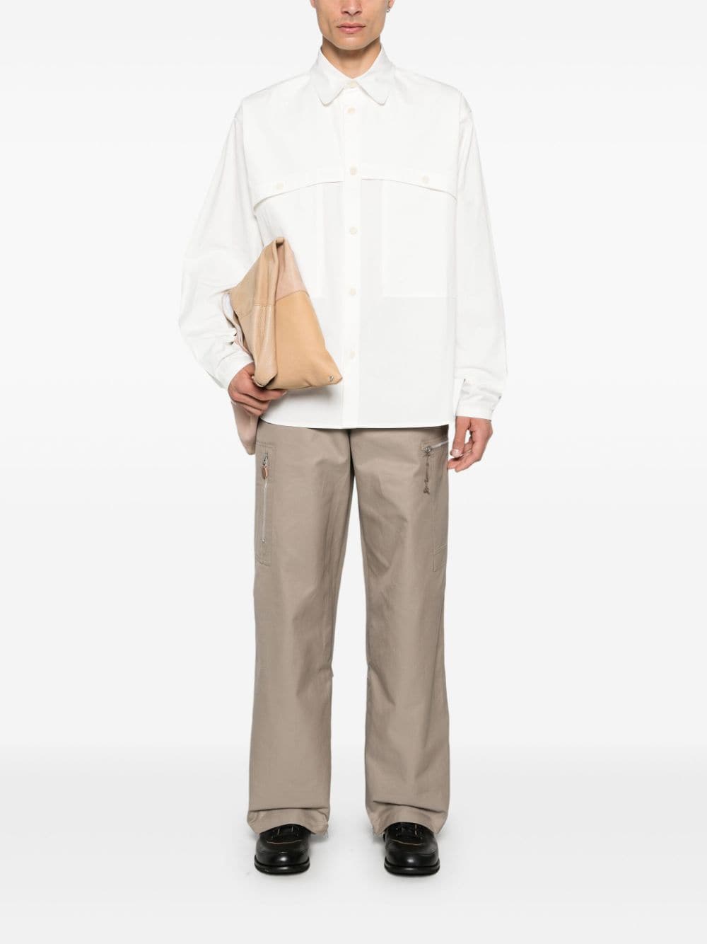 Shop Sage Nation Martial Shirt In Nude