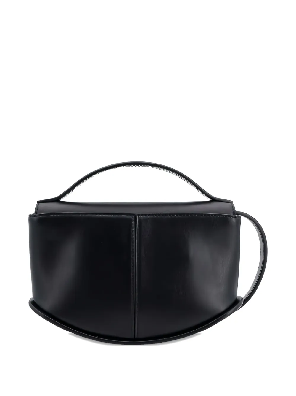 Durazzi Milano Swing leren shopper met gegraveerd logo - Zwart