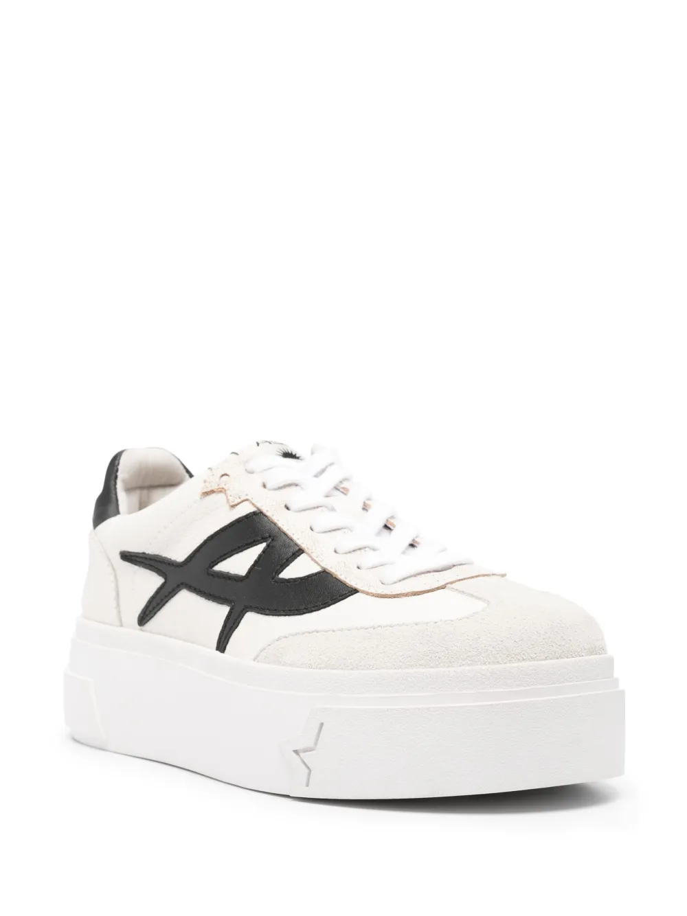 Shop Ash Starmoon Logo-appliqué Platform Sneakers In Neutrals